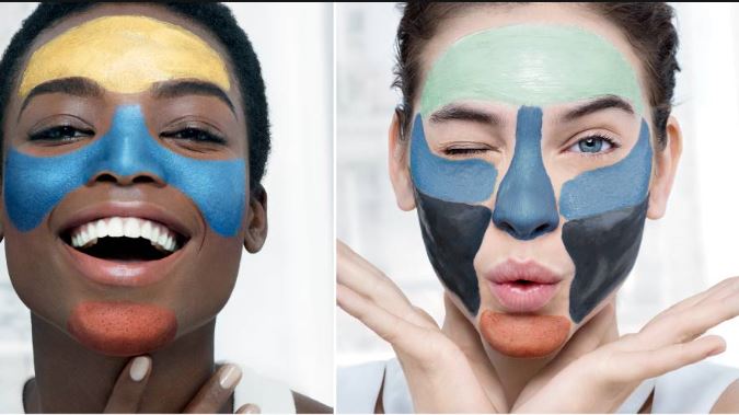 multi-masking, maszkolás több területen az arcon